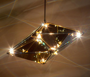 Diamond Shape Glass Modern Suspension Light Popular For Bar Restaurant Hotel