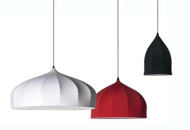 3 Style Modern Suspension Light  , Indoor Fabric Pendant Lighting