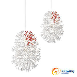 Nice Acrylic Modern Suspension Light Coral Shade Suspension Lamp For Dining Room
