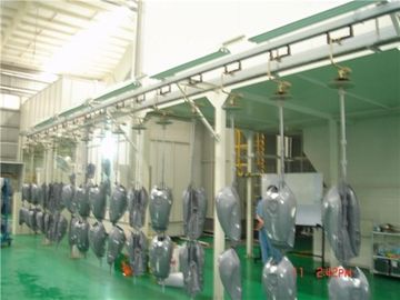 Lamps Electrostatic Spray Powder Coatng Production Line With Manual Dusting And 3 Phase
