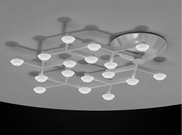 17 Lights LED Net Circle Hanging Ceiling Lights with Warm White LED
