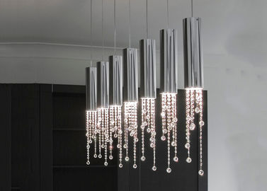Sexy Crystal Led Pendant Lights , LED Suspension Lighting for Luxury Villas