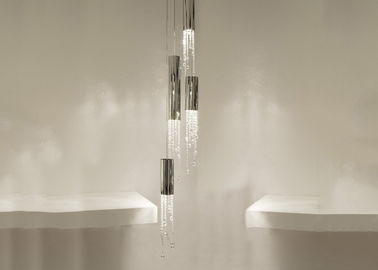 Sexy Crystal Led Pendant Lights , LED Suspension Lighting for Luxury Villas