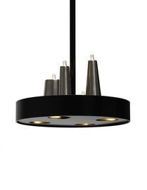 Round Or Square Metal Led Chandelier Lights Brilliant Subtly Hanging Chandeliers