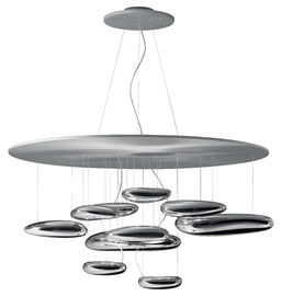 Modern Chrome Skydro Led Chandelier Lights With ABS Zinc+alloy Materials For Commercial Lighting Decoration