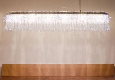 Trasparent Glass Led Chandelier Lights for Living Room Decoration