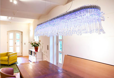 Trasparent Glass Led Chandelier Lights for Living Room Decoration