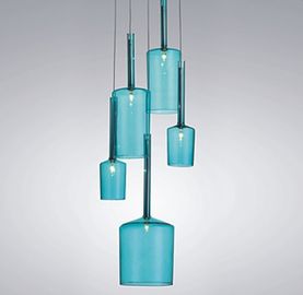 Color Fashion Modern  Led Chandeliers , Glass Bottle Pendant Lamp G9