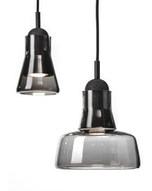 Indoor Decorative Led Lights For Chandelier Smoke Grey Pendant Lights For Bar