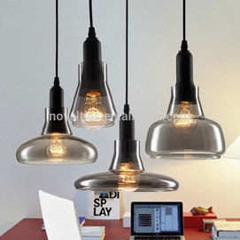 Indoor Decorative Led Lights For Chandelier Smoke Grey Pendant Lights For Bar