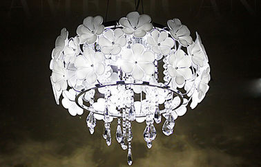 Painting Finishing K9 Crystal Chandelier Light For Dining Room