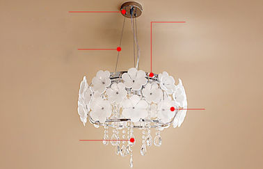 Painting Finishing K9 Crystal Chandelier Light For Dining Room