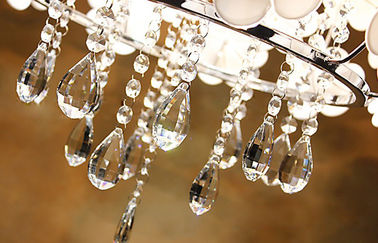 Painting Finishing K9 Crystal Chandelier Light For Dining Room