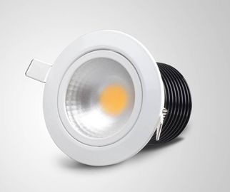 10Watt LED Downlights For Meeting Room Ra 80 IP45 Warm White Adjustable Dimmable