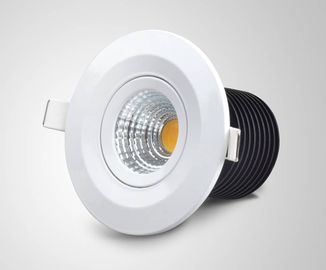 13Watt COB LED Recessed Downlights 85V-265V Natural White Adjustable Dimmable