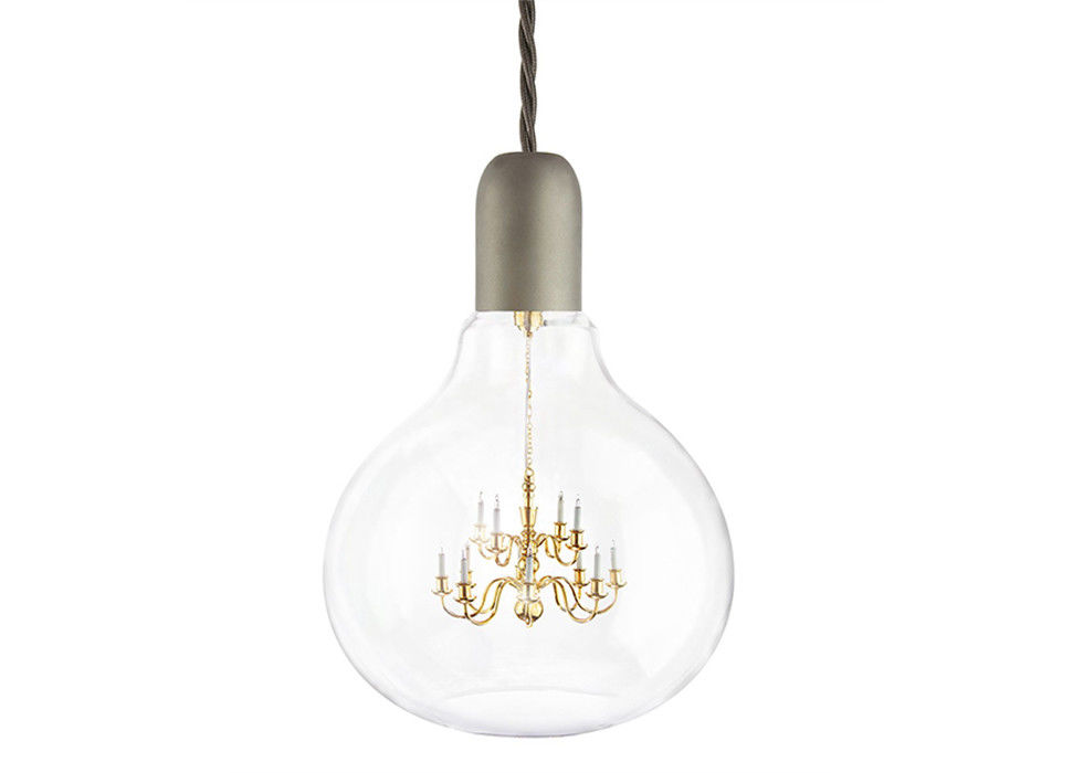 King Edison 3W Hanging Glass Shade Pendant Lamps For Study Rooms