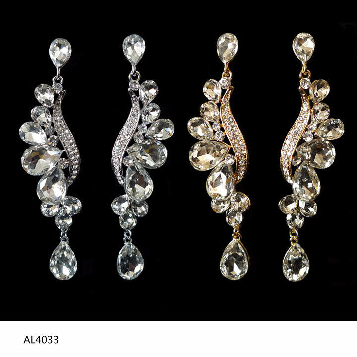 Luxury Crystal Chandelier Earrings