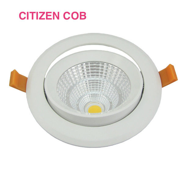 CRI 80 Home Office 15W Recessed LED Ceiling Lights , Beam Angle 25° / 60°