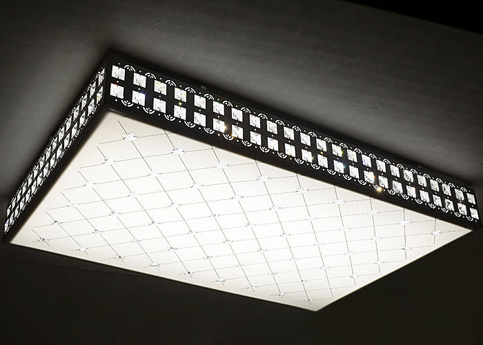 64w Led Modern Rectangle Home LED Lighting Fixtures Crystal Mosaic