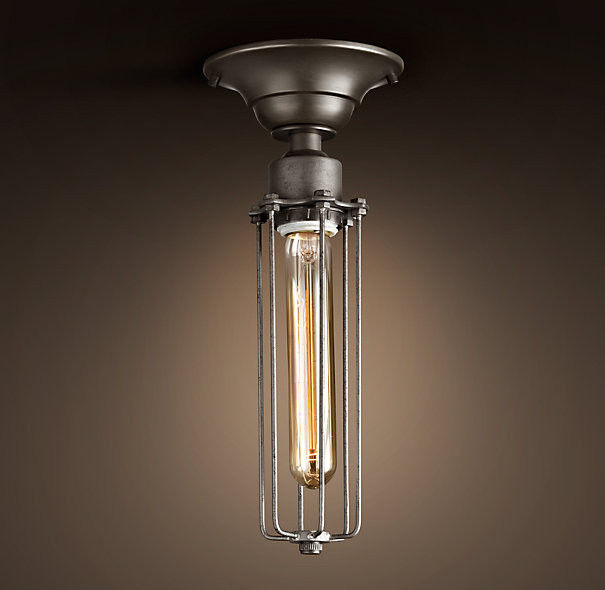 Vintage Cage Entrance Hanging Ceiling Lights Indoor Design Lighting Solution