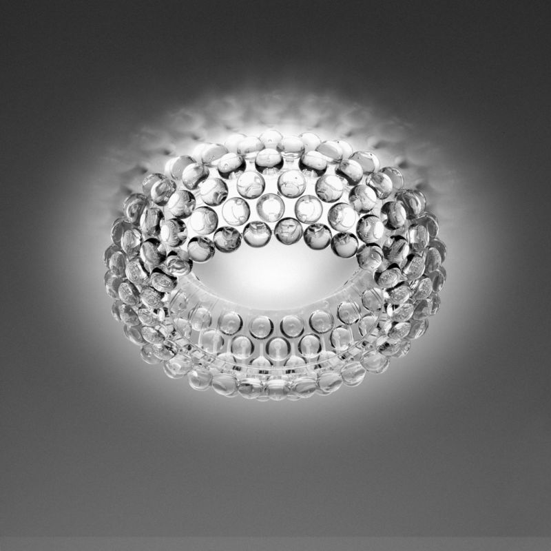 Handmade Acrylic Transparent Ceiling flush Lights , Mount Ceiling Light For Home Decoration