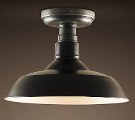 Black Home Loft Vintage Ceiling Lights E27 Aluminium Ceiling Lamp