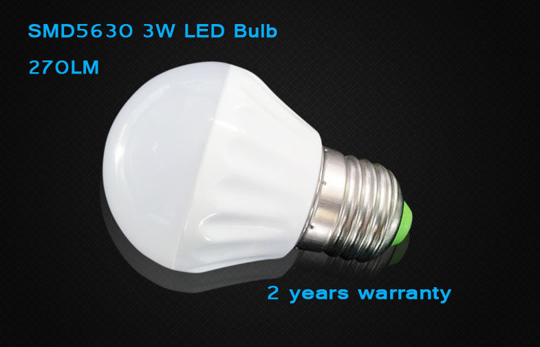 G45 E27 / E14 LED Light Bulb With 2700-6500K 800 lumen LED Globe Bulb 3W 35000h Home Lighting