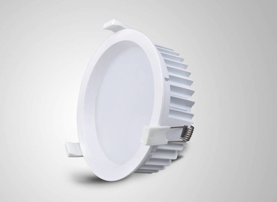 Recessed Die-casting 25Watt LED Downlights Ra 80 IP45 Warm White Dimmable for Studio