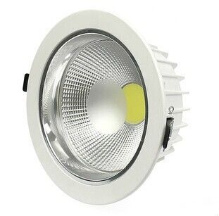 COB 30W 2700lm RA 80 3000K LED Recessed Downlights With 120 Degrees Beam Angle