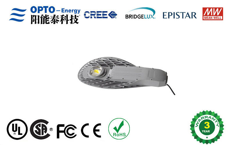 Roads COB Outdoor Led Street Light 50W With MeanWell Led Driver with Aluminum & Tempering Glass
